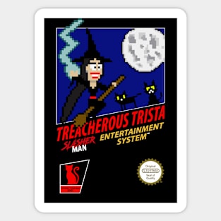 Treacherous Trista Retro 8-Bit Gaming Sticker